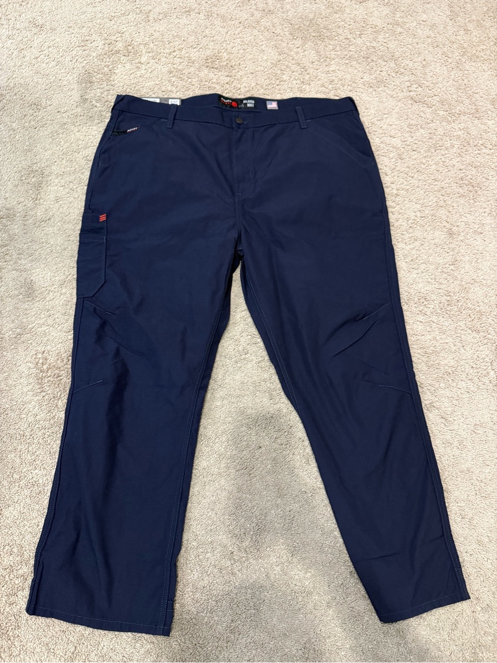 Ariat Work FR M4 Cargo Work Pants Men’s 44x30 Relaxed Boot Cut Navy NWT CAT 2